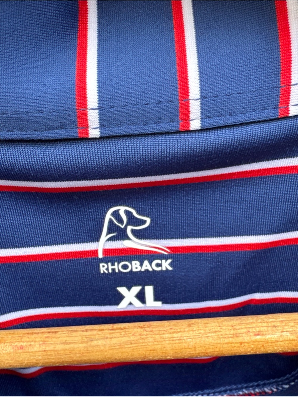 Rhoback Old Glory Polo Men's S/S Performance Size XL Golf New - Picture 3 of 5